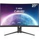 MSI G272CQP Curved Gaming Monitor - 27 Inch, 16:9 WQHD (2560 x 1440), 2K, VA, 170Hz, 1ms