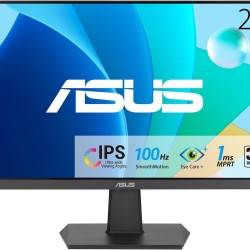 ASUS 27 Inch Monitor - 1080P, IPS, Full HD, Frameless, 100Hz, 1ms