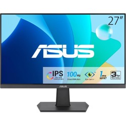 ASUS 27 Inch Monitor - 1080P, IPS, Full HD, Frameless, 100Hz, 1ms