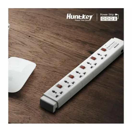 Huntkey PZC502 مشتركات كهرباء، معيار عالمي (3 م)