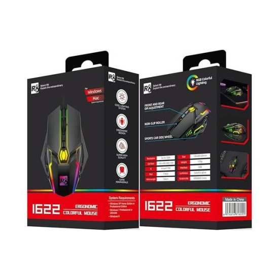 R8 1622 RGB Gaming Mouse