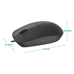 Rapoo N100 Mouse (Black)