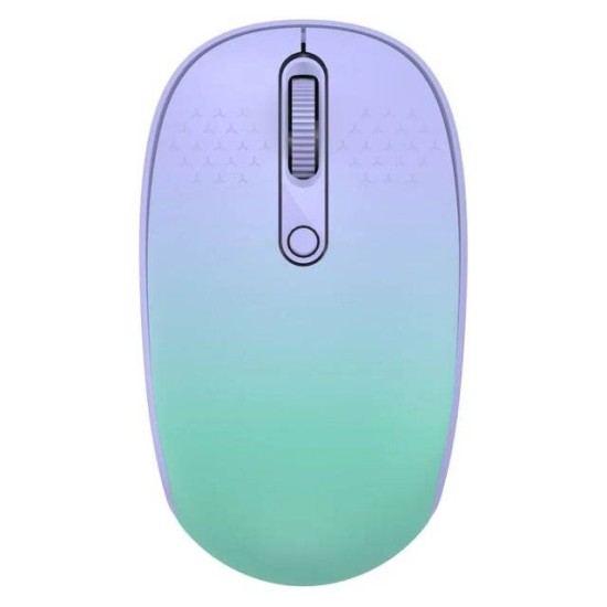 Fude E370 Wireless Mouse (Purple - Green)