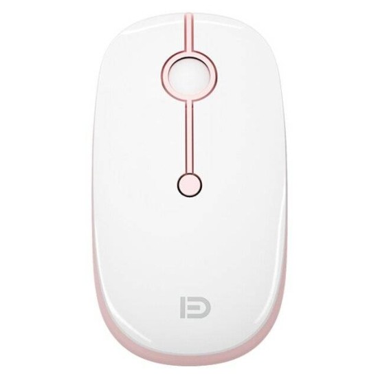 Fude I330 Wireless Mouse (White Pink)