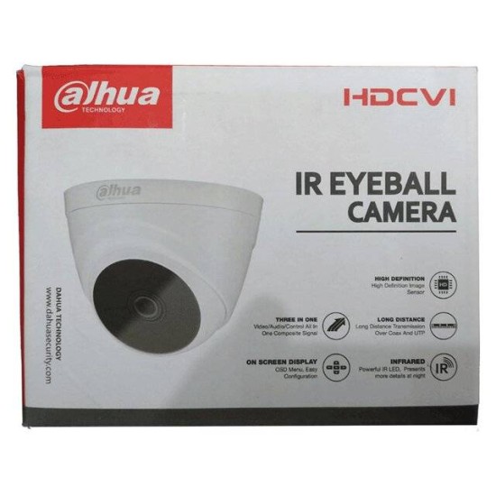 Dahua T1A21P HDCVI Eyeball Camera (2MP-IR-3.6mm)