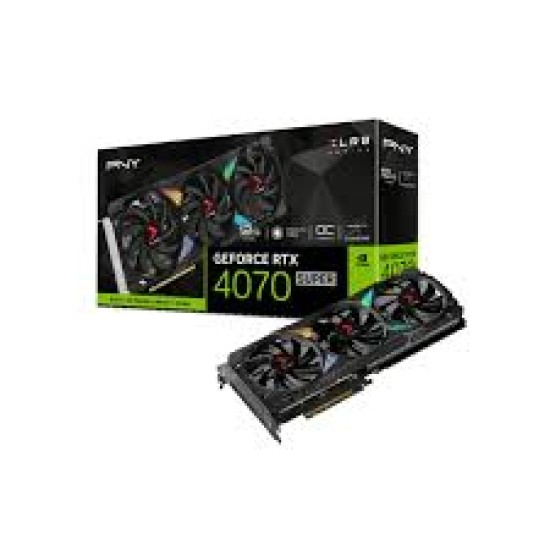 PNY GeForce RTX™ 4070 SUPER 12GB XLR8 Gaming VERTO Triple Fan DLSS 3