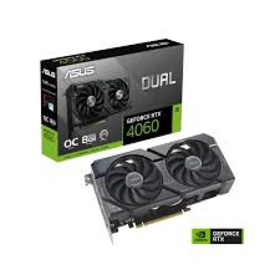 ASUS Dual GeForce RTX™ 4060 OC Edition 8GB GDDR6