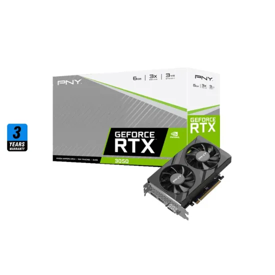 PNY GeForce RTX™ 3050 6GB Verto Dual Fan