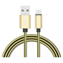 USB to Type-C Metalic Spring Cable 1.8m