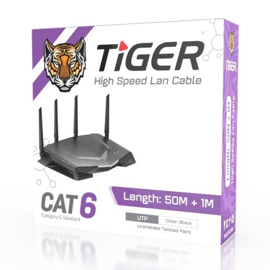 Tiger 50m CAT6-UTP LAN Cable