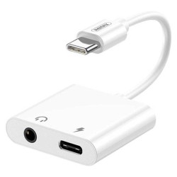 Remax USB-C to (3.5mm + USB-C) Adapter [RL-LA11]