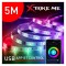 شريط LED Xtrike Me 5M RGB (HT-5050-B5) مع التحكم عبر تطبيق USB BT