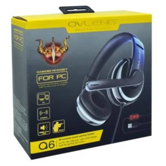 Ovleng Q6 Headphone (Black)