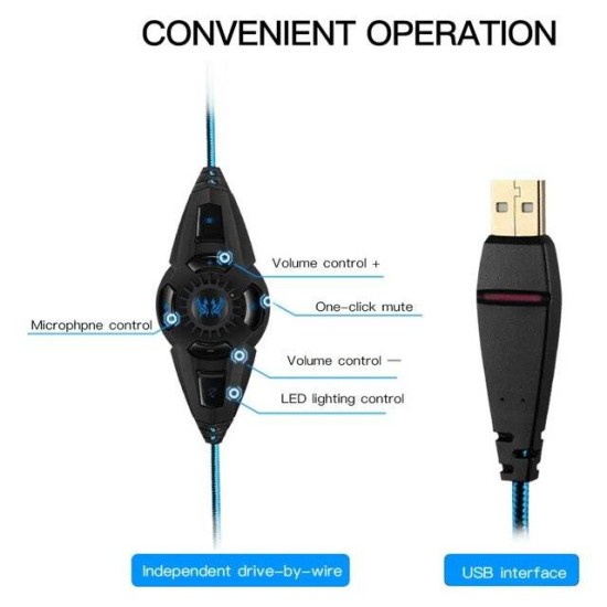 Kotion Each GS100 Headset 7.1 (Blue)